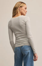 Load image into Gallery viewer, Stella Striped Rib Henley