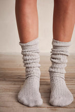 Load image into Gallery viewer, Staple Slouch Socks Marled Grey