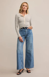 Stella Striped Rib Henley