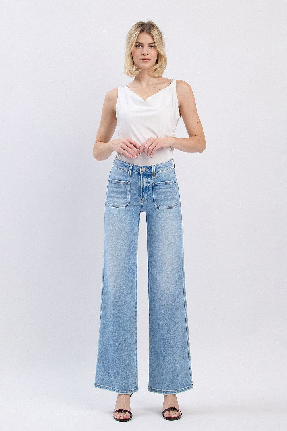Steps Away Wide Leg Denim