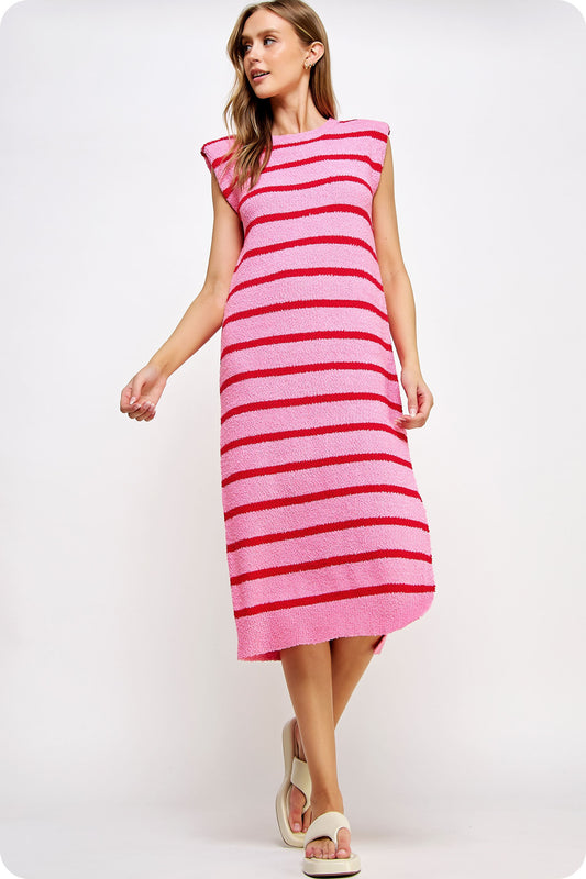Summer Stripes Midi Dress