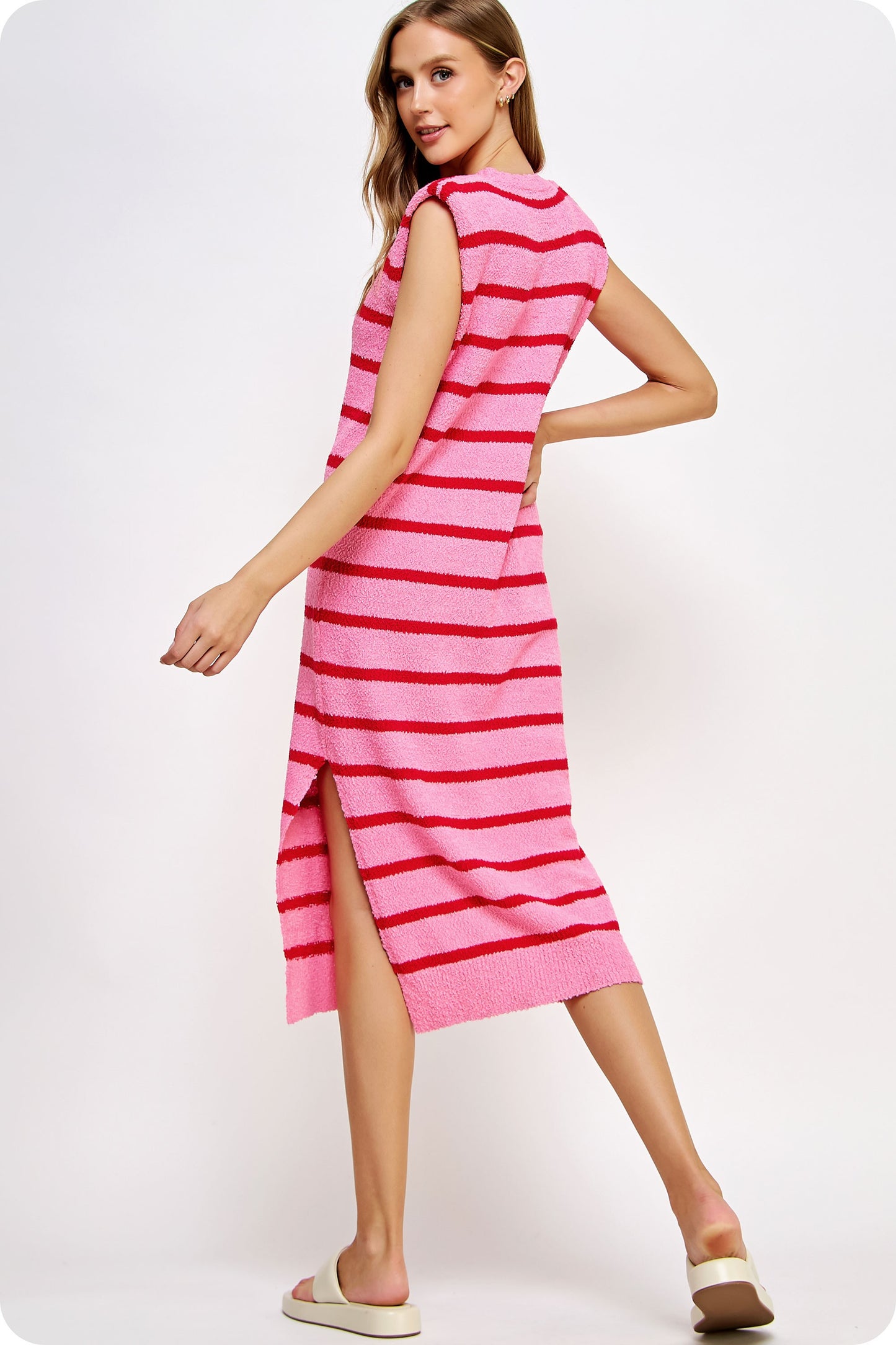 Summer Stripes Midi Dress