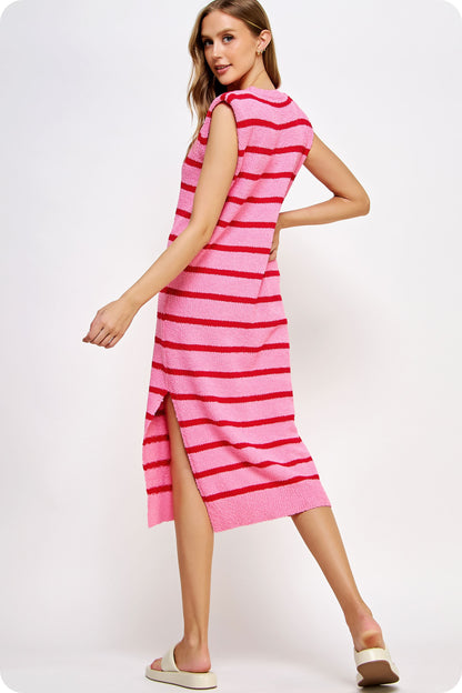 Summer Stripes Midi Dress