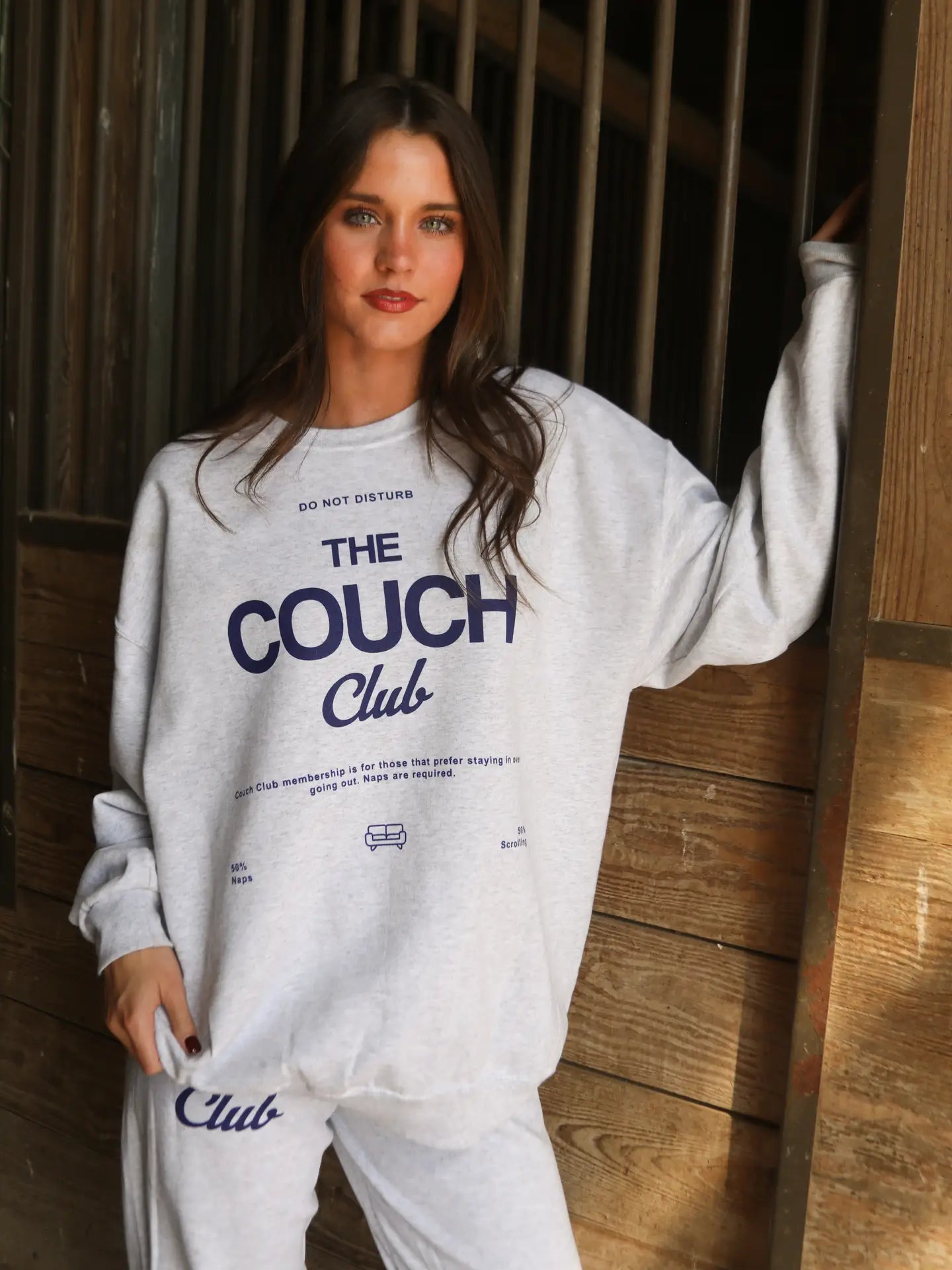Couch Club Sweatshirt Ash