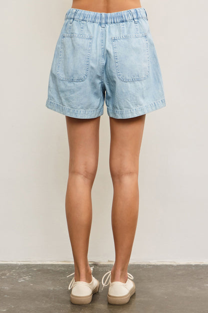 Swept Away Denim Shorts