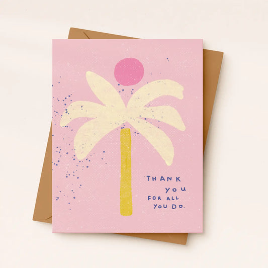 Thank You For All You Do Card