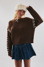 Load image into Gallery viewer, Chestnut Stitch Knit Sweater