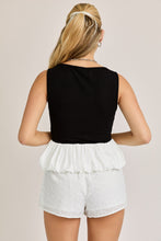 Load image into Gallery viewer, Trisha Bubble Hem Tank