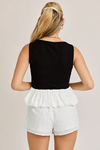 Trisha Bubble Hem Tank