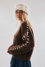 Load image into Gallery viewer, Chestnut Stitch Knit Sweater