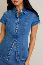 Load image into Gallery viewer, Classic Edge Denim Top