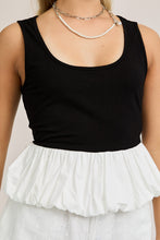 Load image into Gallery viewer, Trisha Bubble Hem Tank