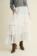 Load image into Gallery viewer, There It Was Ruffled Skirt