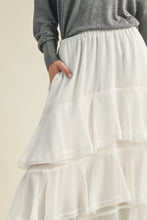 Load image into Gallery viewer, There It Was Ruffled Skirt
