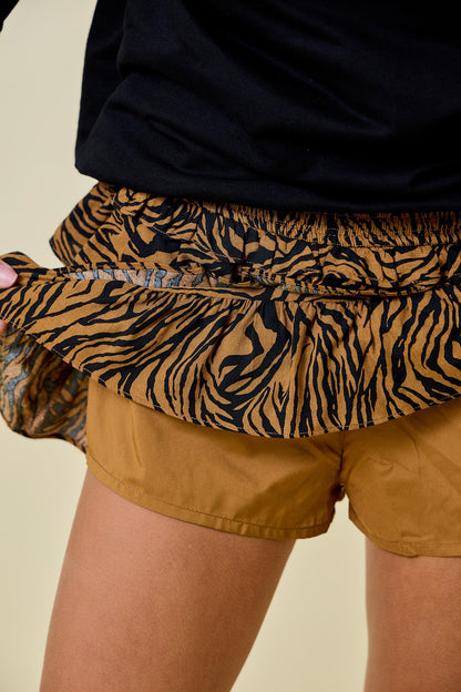 Untamed Tiered Skort