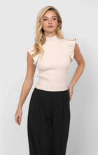 Load image into Gallery viewer, Tiffany Ruffle Tank Sweater