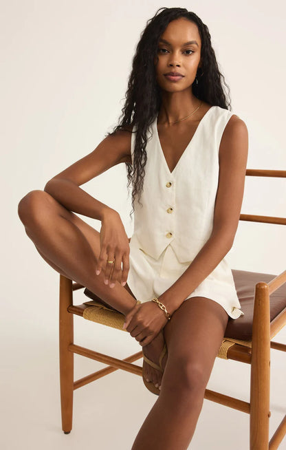Marta Linen Vest
