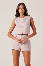 Load image into Gallery viewer, Wynn Cropped Tweed Vest