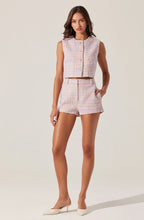 Load image into Gallery viewer, Wynn Cropped Tweed Vest