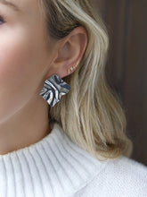 Load image into Gallery viewer, Visionary Statement Earrings Silver