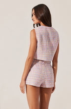 Load image into Gallery viewer, Wynn Cropped Tweed Vest