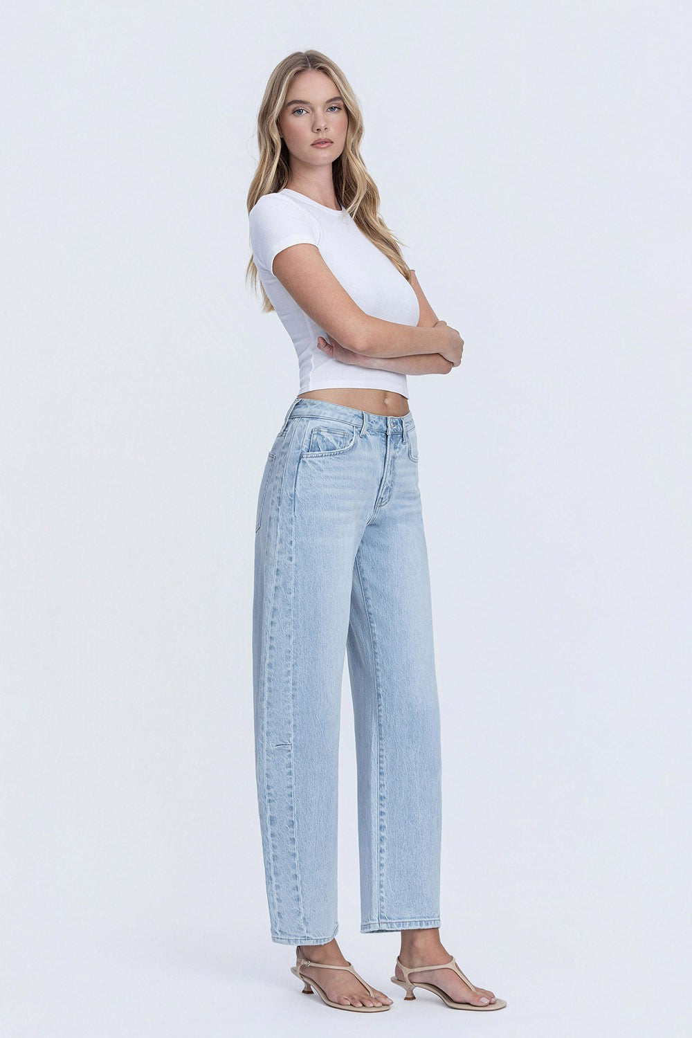 Writing Pages Barrel Jeans