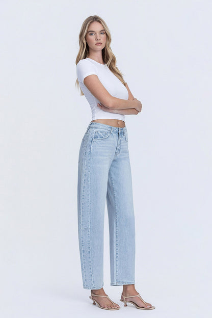 Writing Pages Barrel Jeans