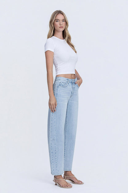 Writing Pages Barrel Jeans