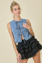 Load image into Gallery viewer, Susie Denim Vest Top