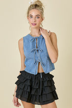 Load image into Gallery viewer, Susie Denim Vest Top