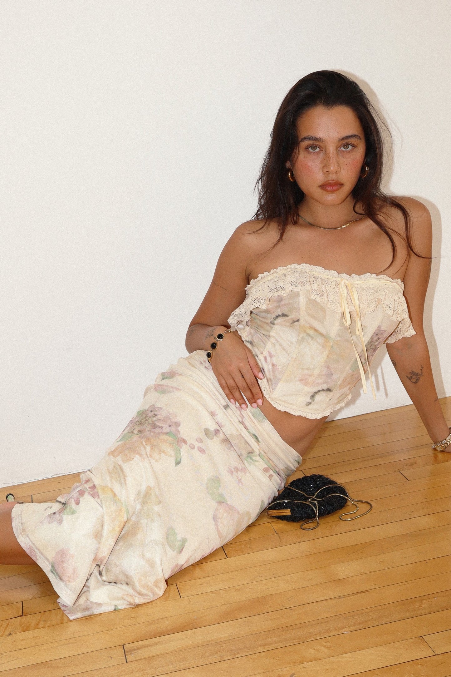 Vintage Romance Tube Top