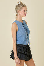 Load image into Gallery viewer, Susie Denim Vest Top