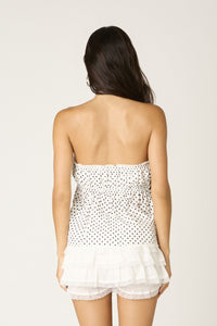 Wait And See Polka Dot Top