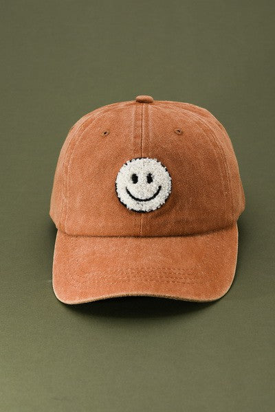 Smiley Cap Washed Brown