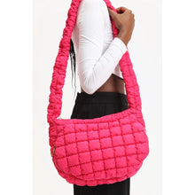 Load image into Gallery viewer, Winnie Puffy Quilted Bag Hot Pink