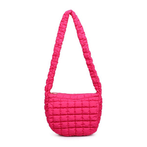 Winnie Puffy Quilted Bag Hot Pink