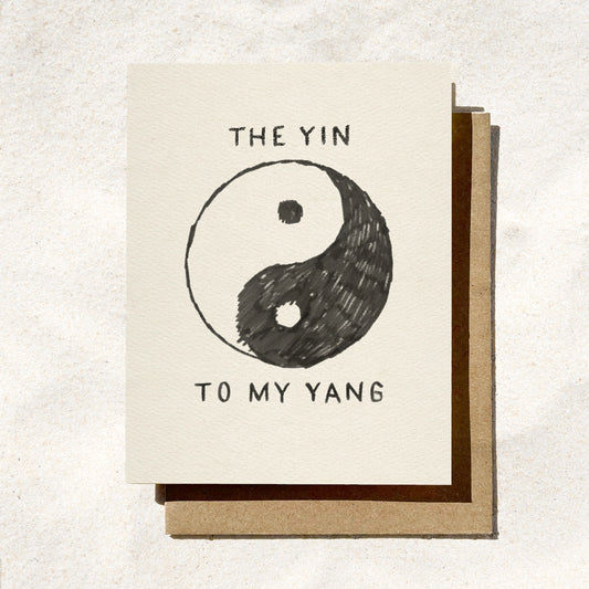 The Yin To My Yang Card