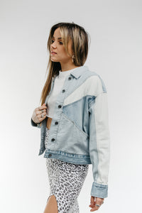 Pistola Willow Colorblock Denim Jacket