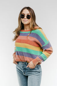 Rainbow Sorbet Pullover
