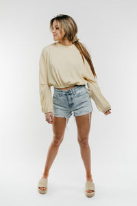 Pistola Nova Relaxed High Rise Cut Off