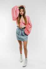 Load image into Gallery viewer, No Doubts Stripe Denim Skirt