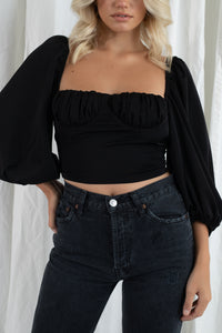 Moving Fast Top Black