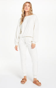 Evalyn Velour Jogger Pant