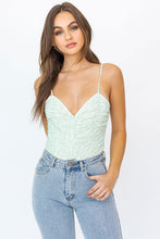 Load image into Gallery viewer, Scrunched Up Bodysuit Green
