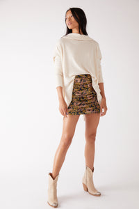 Gigi Mini Printed Skirt