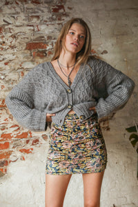 Gigi Mini Printed Skirt