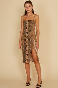 Caught Up Midi Dress