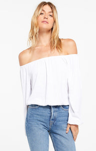 Liv Slub Off Shoulder Top