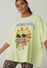 Load image into Gallery viewer, Metallica Flower Skull Os Tee