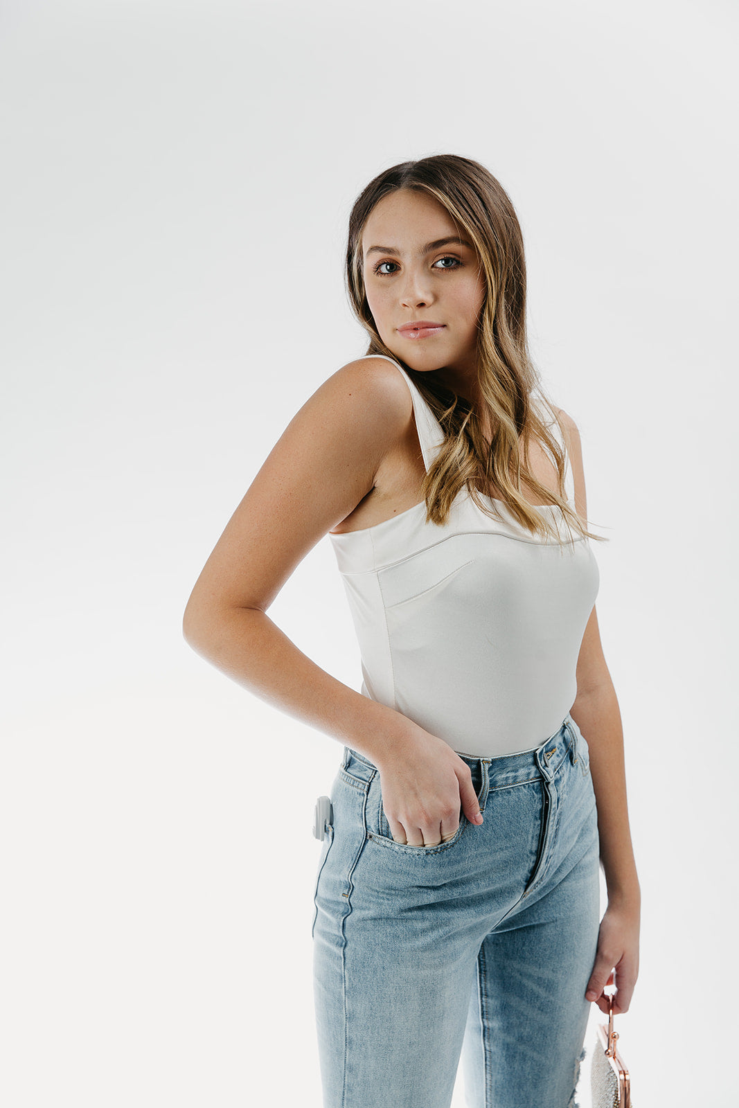 Daniela Square Neck Bodysuit